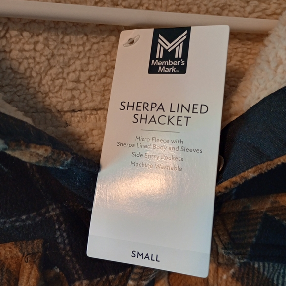 Men's Plaid Sherpa-Lined Jacket - Picture 4 of 4